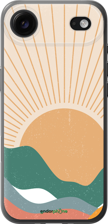 Силиконовый чехол Горы и солнце v2 для Apple iPhone 17 AIR - 5488u-4032 изображение 