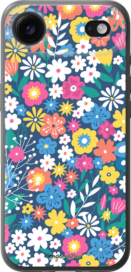 Силиконовый чехол Цветочный фон v4 для Apple iPhone 17 AIR - 5494u-4032 изображение 