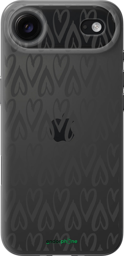 Силиконовый чехол Сердца v2 для Apple iPhone 17 AIR - 5497u-4032 изображение 