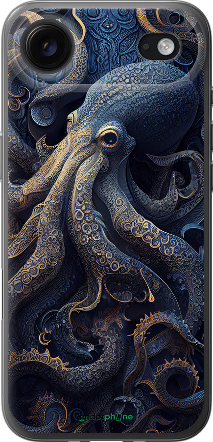 Силиконовый чехол Осьминог для Apple iPhone 17 AIR - 5551u-4032 изображение 