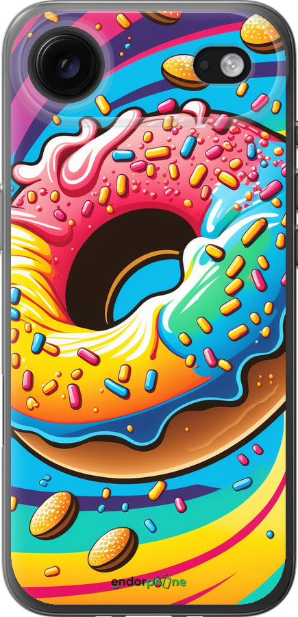 Силіконовий чехол Пончик веселка для Apple iPhone 17 AIR - 5584u-4032 изображение 