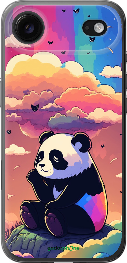 Силиконовый чехол Панда в облаках для Apple iPhone 17 AIR - 5585u-4032 изображение 