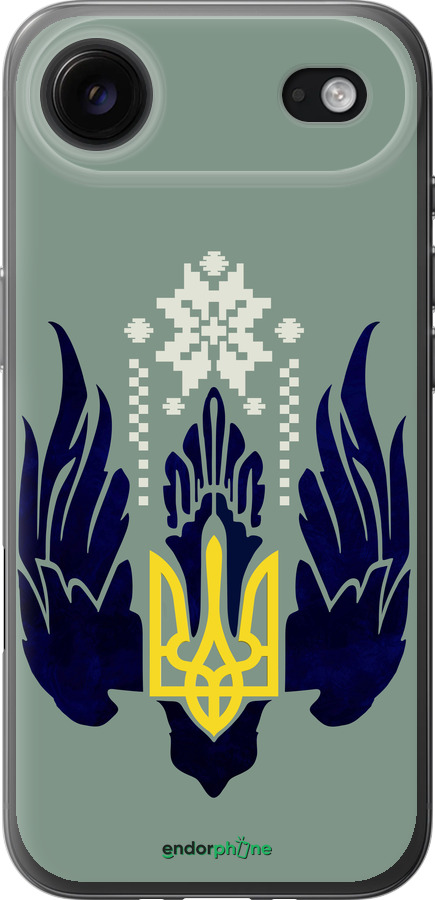 Силиконовый чехол Тризуб с крыльями для Apple iPhone 17 AIR - 5640u-4032 изображение 