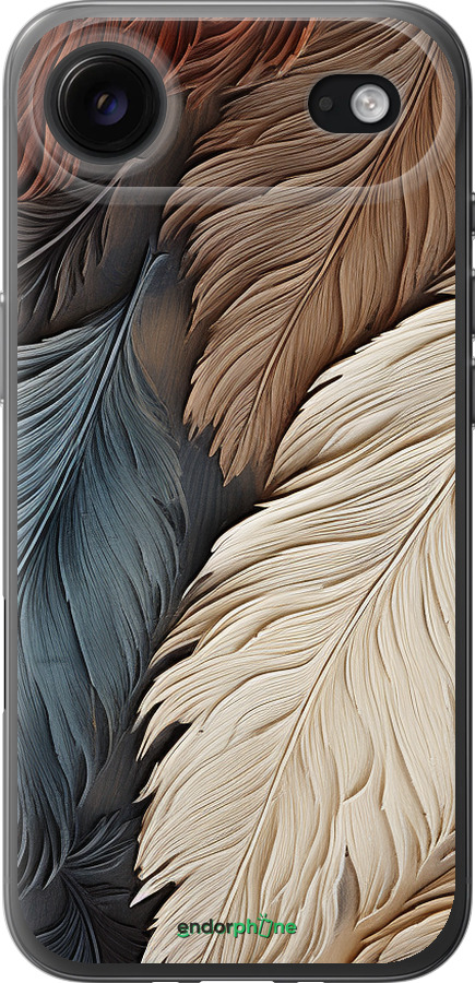 Силиконовый чехол Листья в стиле бохо для Apple iPhone 17 AIR - 5643u-4032 изображение 