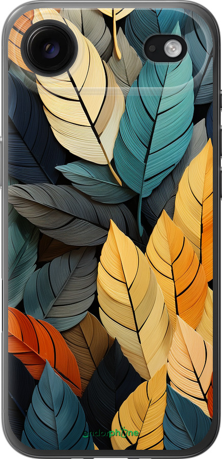 Силиконовый чехол Кольорове листя для Apple iPhone 17 AIR - 5644u-4032 изображение 