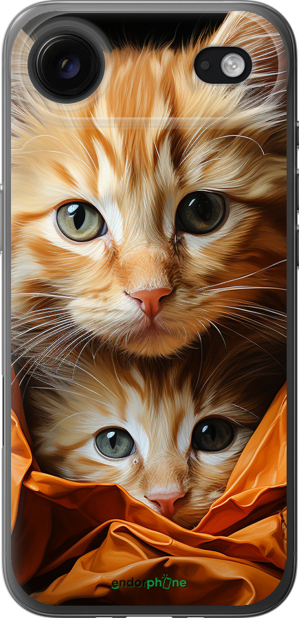 Силиконовый чехол Котики 2 для Apple iPhone 17 AIR - 5664u-4032 изображение 
