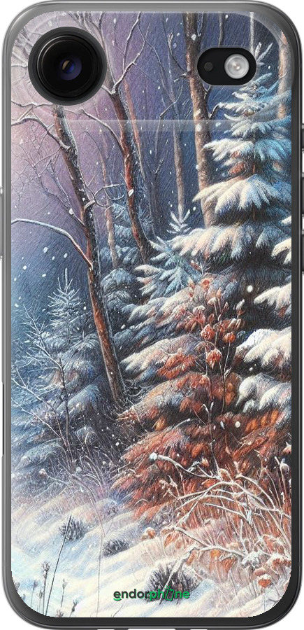 Силиконовый чехол Зимний пейзаж для Apple iPhone 17 AIR - 5814u-4032 изображение 