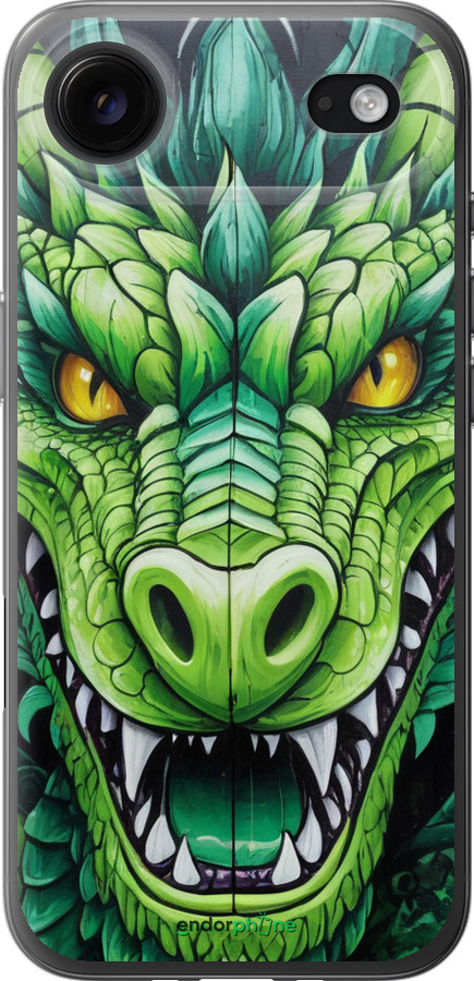 Силиконовый чехол Зелёный дракон для Apple iPhone 17 AIR - 5816u-4032 изображение 