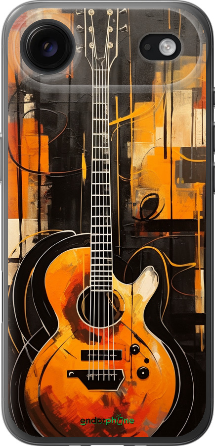 Силиконовый чехол Чехол для телефона Оранжевая Гитара для Apple iPhone 17 AIR - 5934u-4032 изображение 
