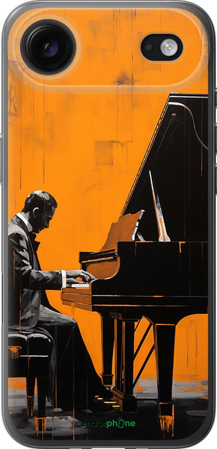 Силиконовый чехол Чехол для телефона Мужчина за Роялем для Apple iPhone 17 AIR - 5938u-4032 изображение 