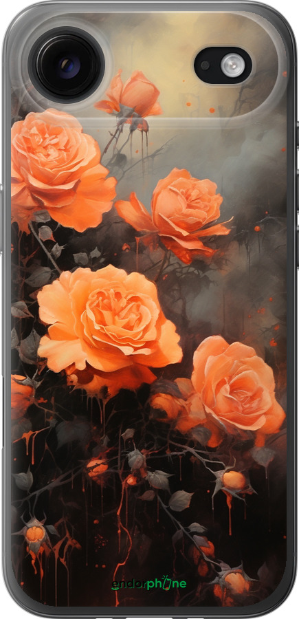 Силиконовый чехол Оранжевые розы для Apple iPhone 17 AIR - 5944u-4032 изображение 