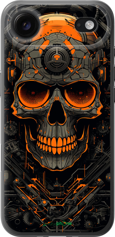 Силиконовый чехол Череп для Apple iPhone 17 AIR - 5952u-4032 изображение 