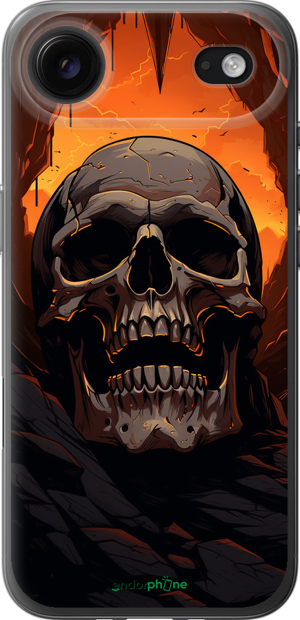 Силиконовый чехол Череп в пещере для Apple iPhone 17 AIR - 5959u-4032 изображение 