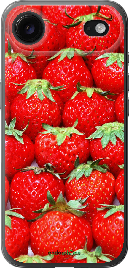 Силиконовый чехол Клубника для Apple iPhone 17 AIR - 6020u-4032 изображение 