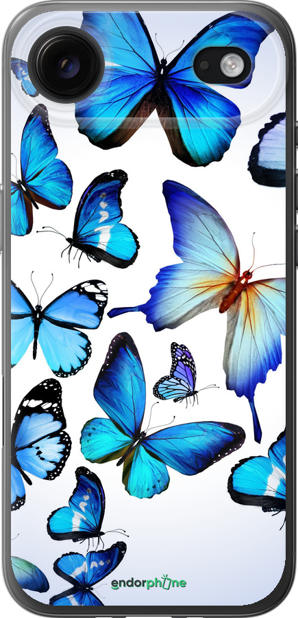 Силиконовый чехол Бабочки для Apple iPhone 17 AIR - 6023u-4032 изображение 