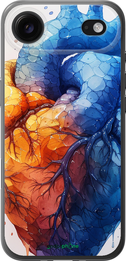 Силиконовый чехол Арт-сердце для Apple iPhone 17 AIR - 6034u-4032 изображение 