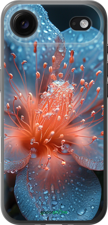 Силиконовый чехол Роса на цветке для Apple iPhone 17 AIR - 6039u-4032 изображение 