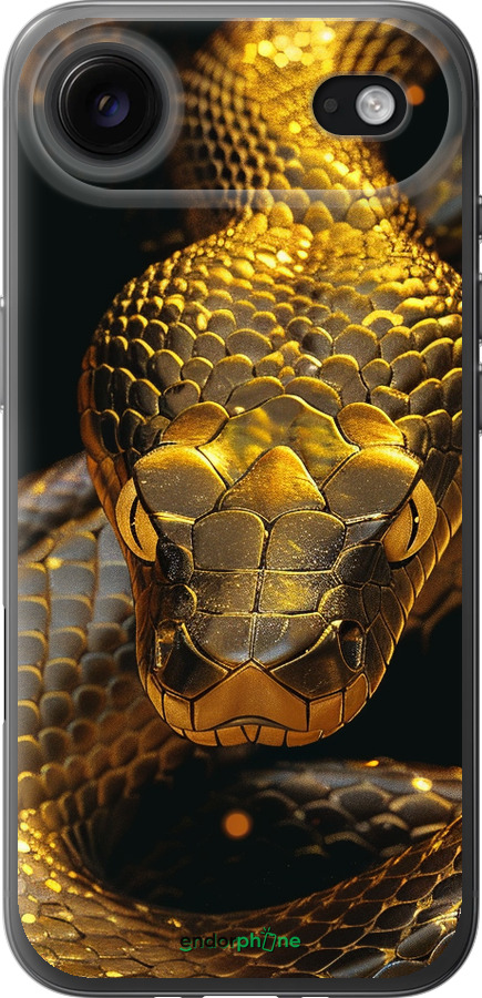 Силіконовий чехол Golden snake для Apple iPhone 17 AIR - 6072u-4032 изображение 