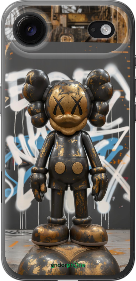Силиконовый чехол Bronze kaws v3 для Apple iPhone 17 AIR - 6099u-4032 изображение 