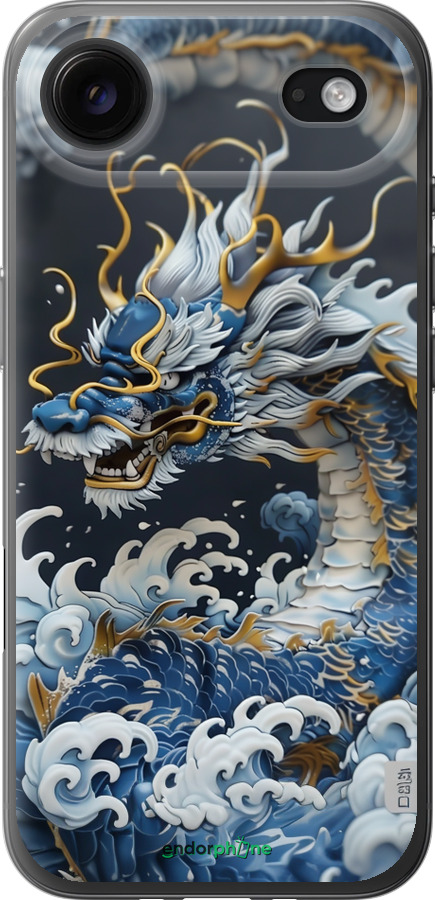 Силиконовый чехол Водяной дракон для Apple iPhone 17 AIR - 6113u-4032 изображение 