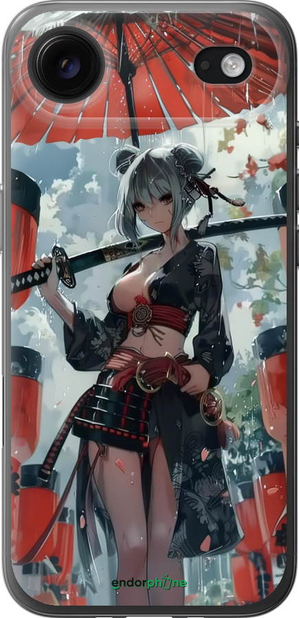 Силиконовый чехол Гейша-воин для Apple iPhone 17 AIR - 6124u-4032 изображение 