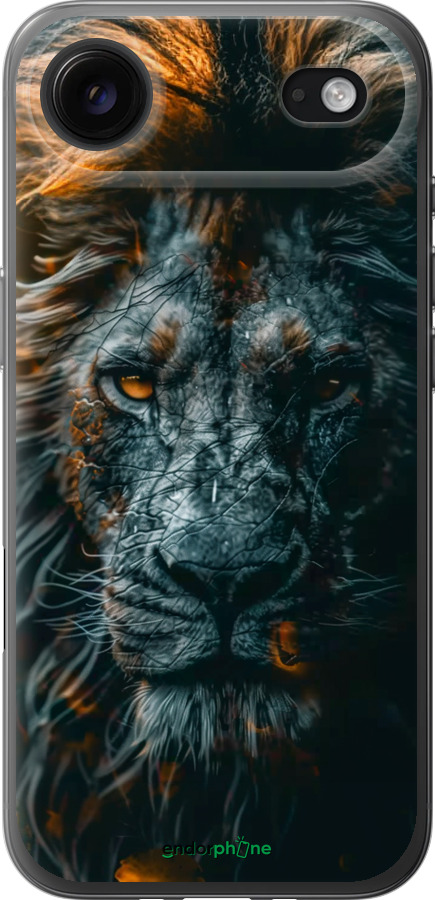 Силиконовый чехол Лев в сумерках для Apple iPhone 17 AIR - 6154u-4032 изображение 
