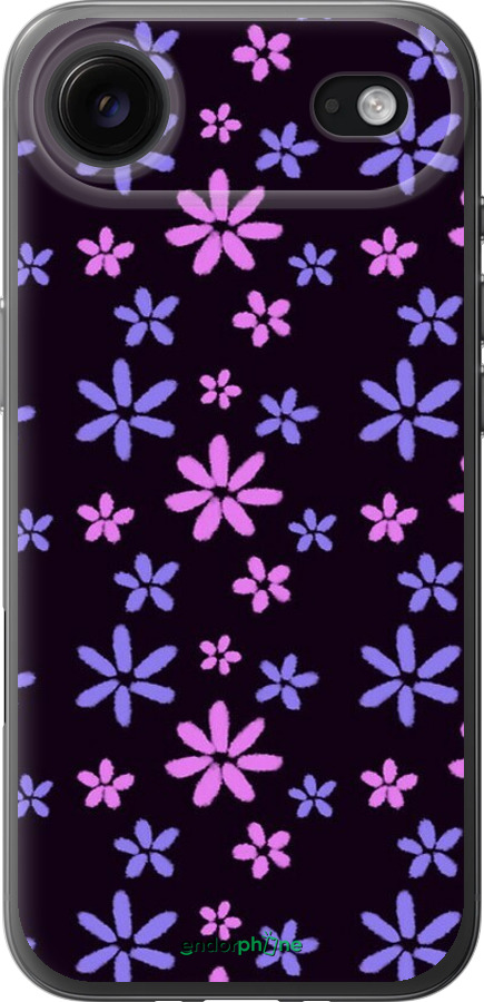 Силиконовый чехол с  цветами для Apple iPhone 17 AIR - 6258u-4032 изображение 