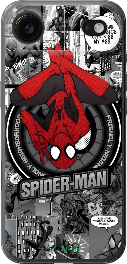 Силиконовый чехол Человек паук для Apple iPhone 17 AIR - 6279u-4032 изображение 