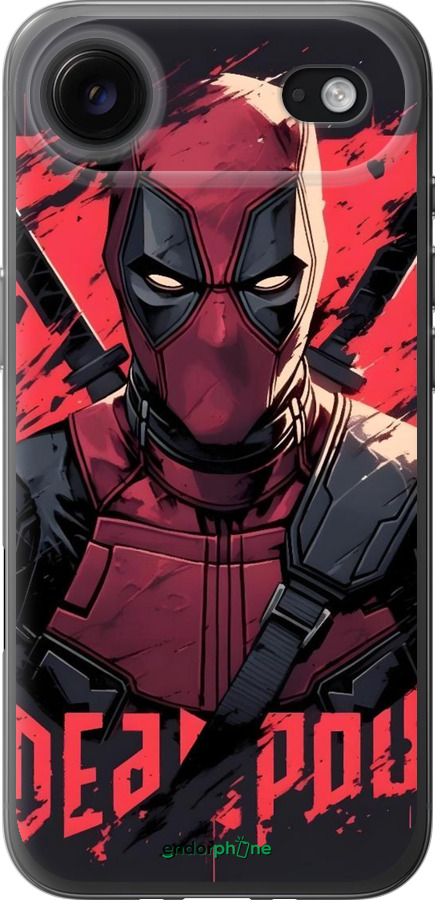 Силиконовый чехол Дедпул для Apple iPhone 17 AIR - 6293u-4032 изображение 