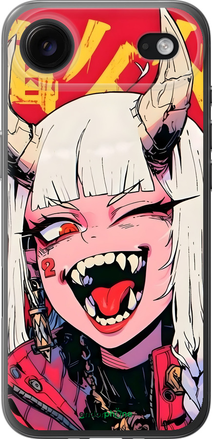 Силиконовый чехол Аниме демон для Apple iPhone 17 AIR - 6308u-4032 изображение 