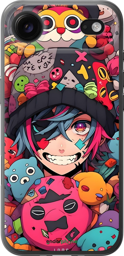 Силиконовый чехол Аниме парень для Apple iPhone 17 AIR - 6317u-4032 изображение 