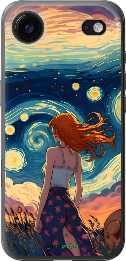 Силиконовый чехол Девушка Арт для Apple iPhone 17 AIR - 6325u-4032 изображение 