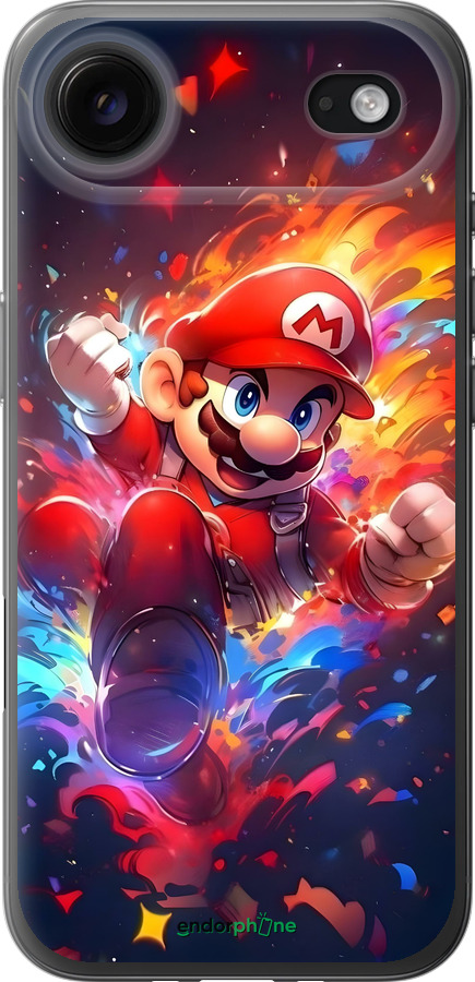 Силиконовый чехол Супер Марио для Apple iPhone 17 AIR - 6342u-4032 изображение 