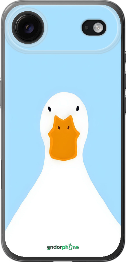 Силиконовый чехол Гусь для Apple iPhone 17 AIR - 6350u-4032 изображение 