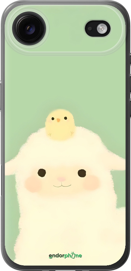 Силиконовый чехол Барашек и ципленок для Apple iPhone 17 AIR - 6369u-4032 изображение 