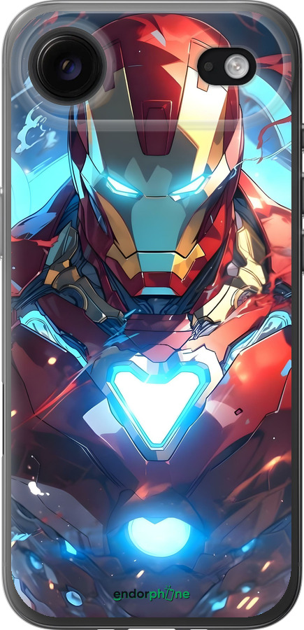 Силиконовый чехол Железный человек для Apple iPhone 17 AIR - 6372u-4032 изображение 