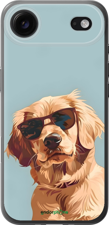 Силиконовый чехол Пес в очках для Apple iPhone 17 AIR - 6381u-4032 изображение 