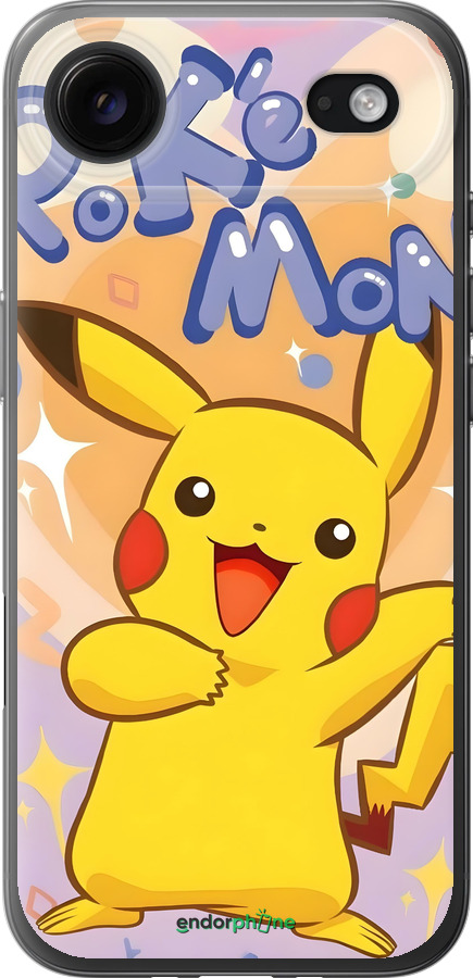 Силиконовый чехол Пикачу для Apple iPhone 17 AIR - 6383u-4032 изображение 