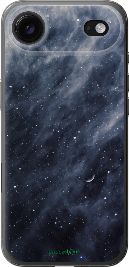 Силиконовый чехол Голубые облака, Голубая луна для Apple iPhone 17 AIR - 6398u-4032 изображение 