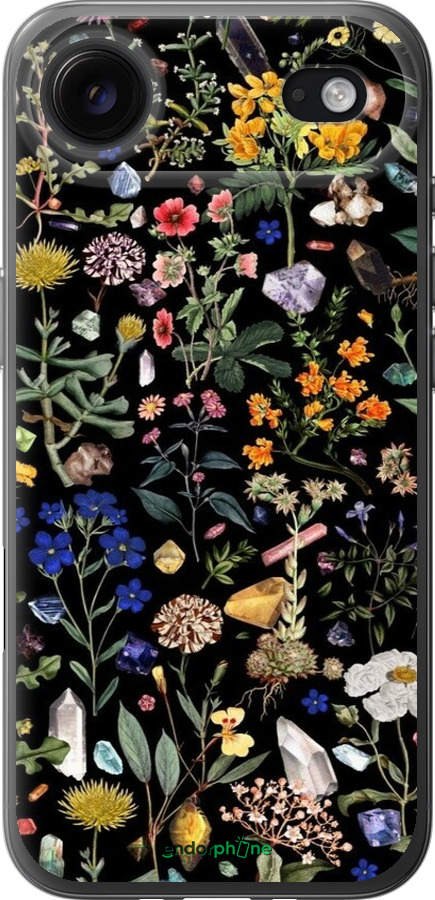 Силиконовый чехол С цветами для Apple iPhone 17 AIR - 6422u-4032 изображение 