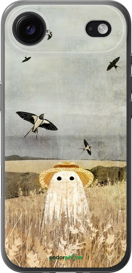 Силиконовый чехол Призрак в поле для Apple iPhone 17 AIR - 6427u-4032 изображение 