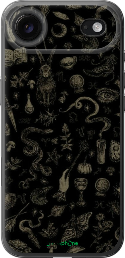 Силіконовий чехол Містичний колаж з травами та магічні символи для Apple iPhone 17 AIR - 6428u-4032 изображение 