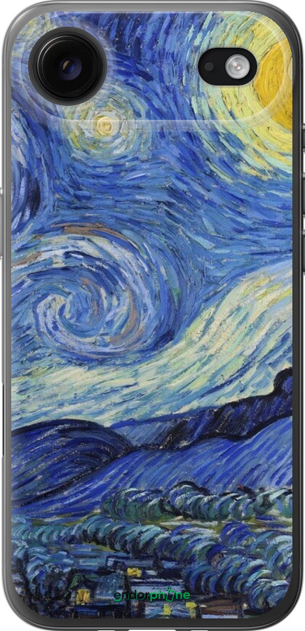 Силиконовый чехол «Звездная ночь» Винсента Ван Гога для Apple iPhone 17 AIR - 6433u-4032 изображение 