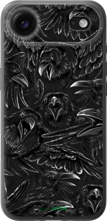 Силиконовый чехол Воронья ярость для Apple iPhone 17 AIR - 6474u-4032 изображение 