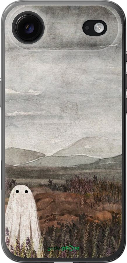 Силиконовый чехол Одинокий призрак на фоне гор для Apple iPhone 17 AIR - 6486u-4032 изображение 