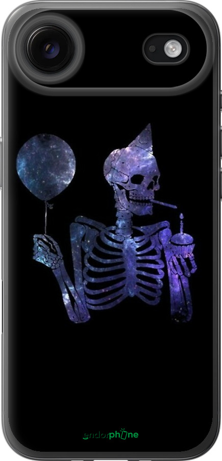 Силиконовый чехол Скелетное искусство для Apple iPhone 17 AIR - 6536u-4032 изображение 