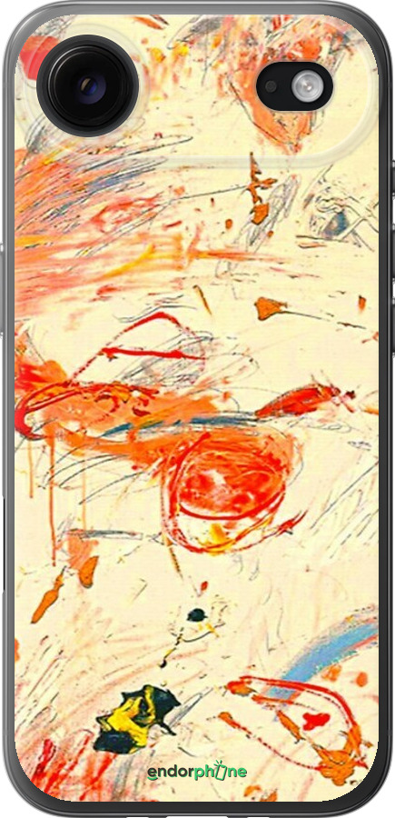 Силиконовый чехол Динамичная картина с хаотичными мазками для Apple iPhone 17 AIR - 6540u-4032 изображение 