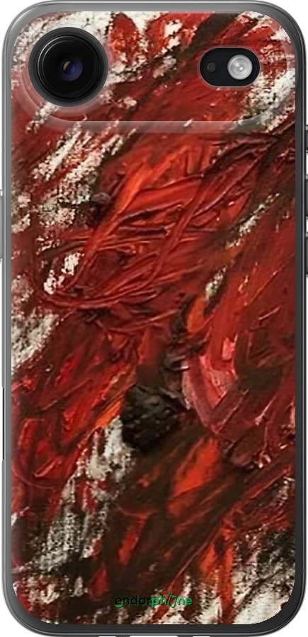 Силиконовый чехол Абстрактная композиция в красных тонах для Apple iPhone 17 AIR - 6541u-4032 изображение 