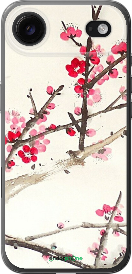 Силиконовый чехол Принт с изображением цветения сакуры для Apple iPhone 17 AIR - 6545u-4032 изображение 