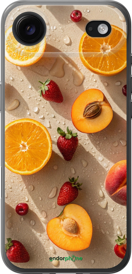 Силиконовый чехол Фрукты 3 для Apple iPhone 17 AIR - 6703u-4032 изображение 